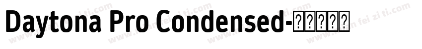 Daytona Pro Condensed字体转换